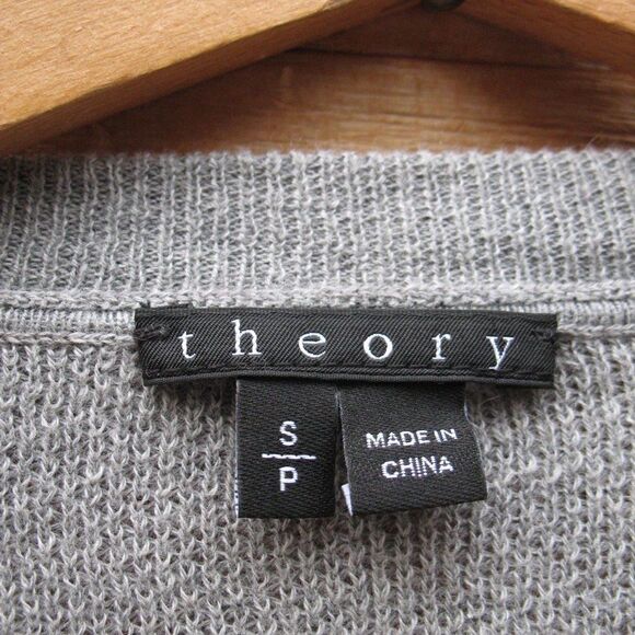 Theory Cinda Cotton Cashmere Pullover Sweater - Picture 8 of 10